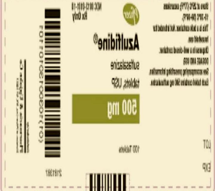 Azulfidine tablet