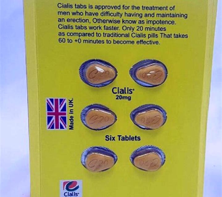 Bottled Cialis medication