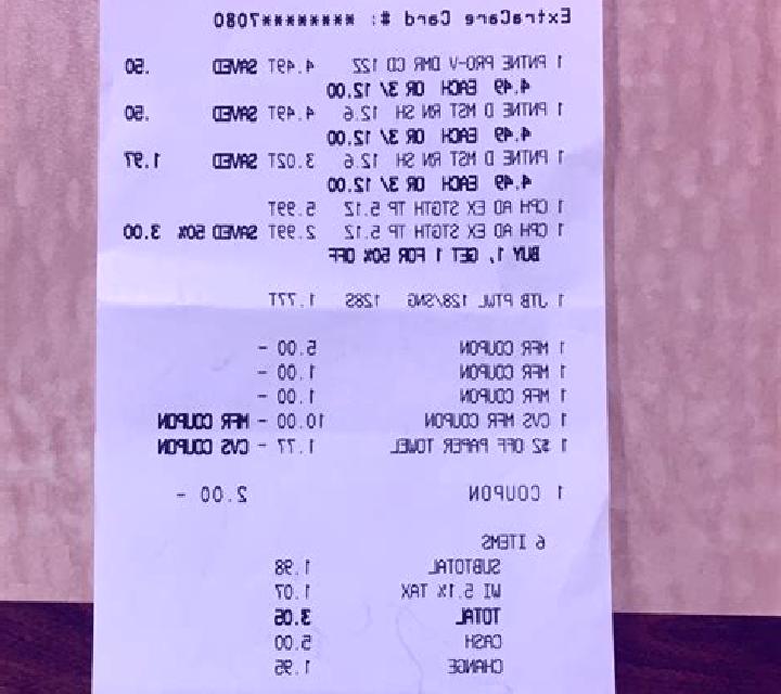 Celexa celex money receipt pharmacy