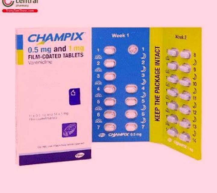 Champix champix 1 mg 112 tablet medication