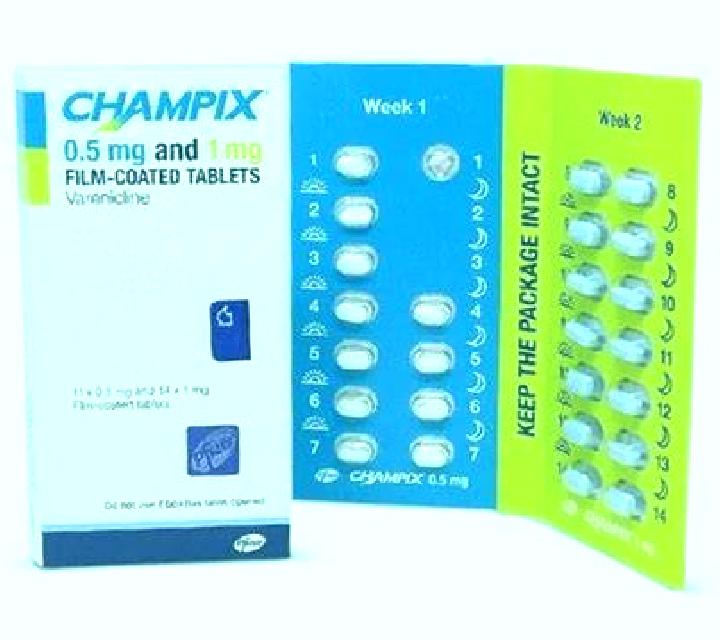 Champix champix 1mg 28 tablets medication