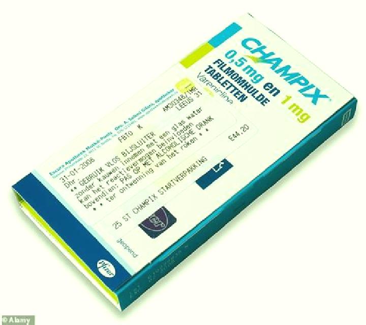 Champix champix and caffeine tablet