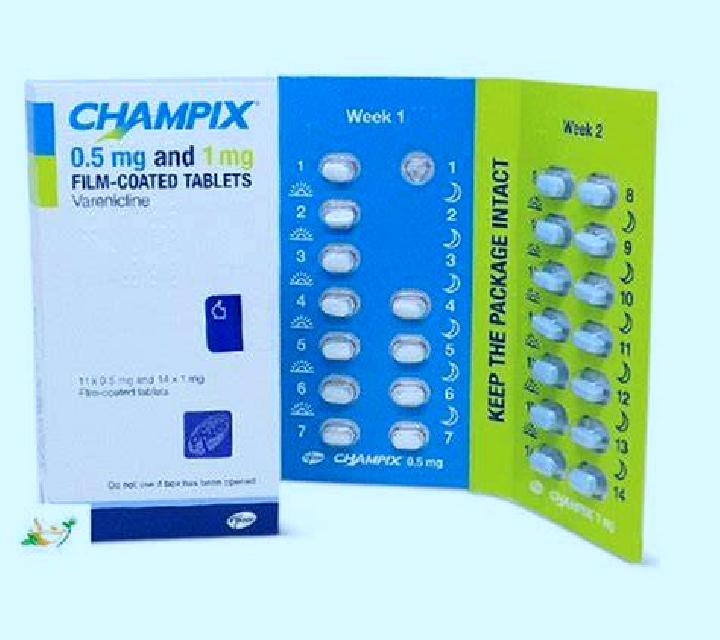 Champix champix can i start on second pack tablet