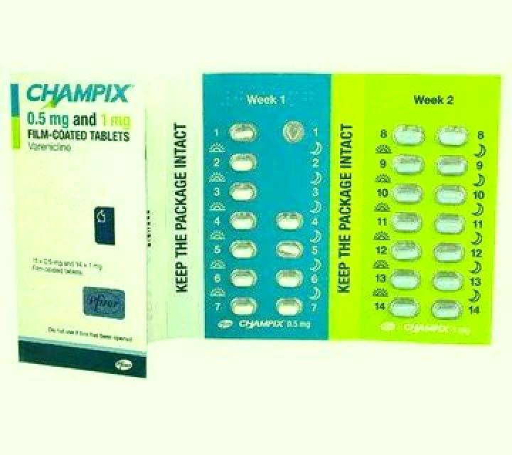 Champix champix combi pack medication
