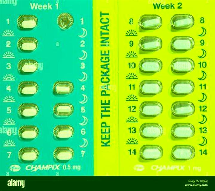Champix champix day 20 pills