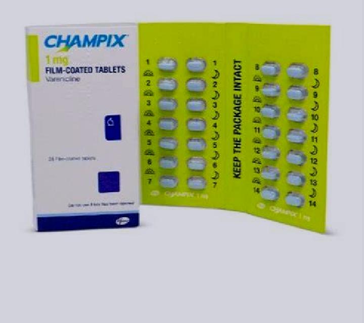 Champix quitting smoking on champix tablet