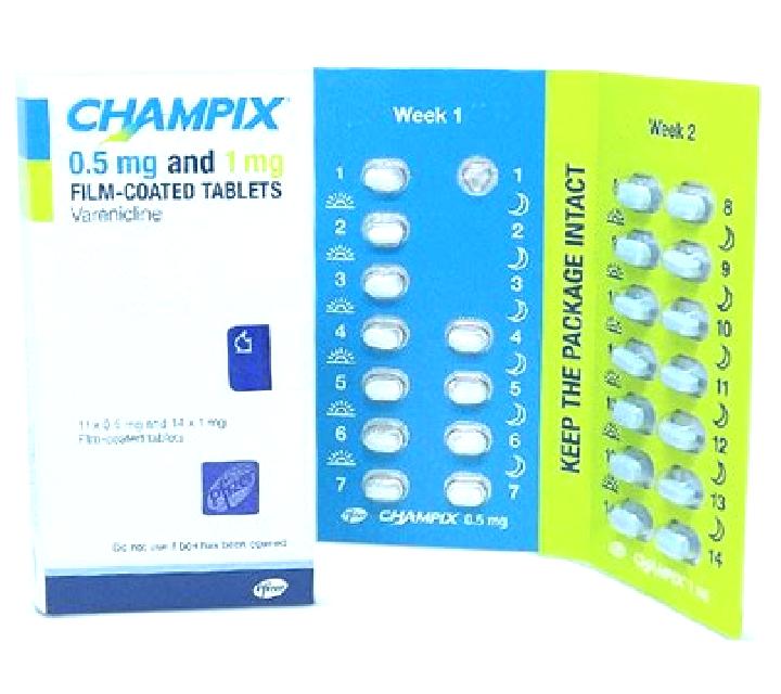 Champix side effects stopping champix pills