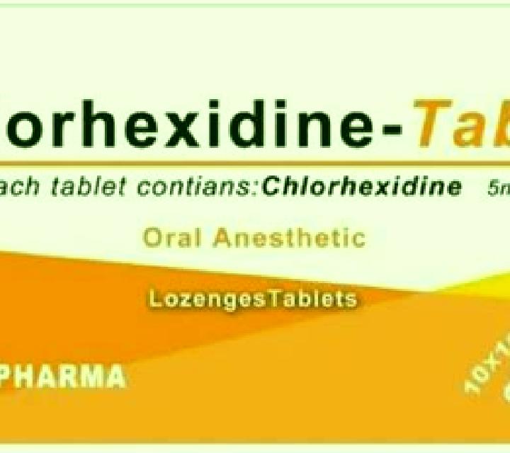 Chlorhexidine tablet