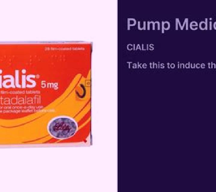 Cialis cialis pump medication