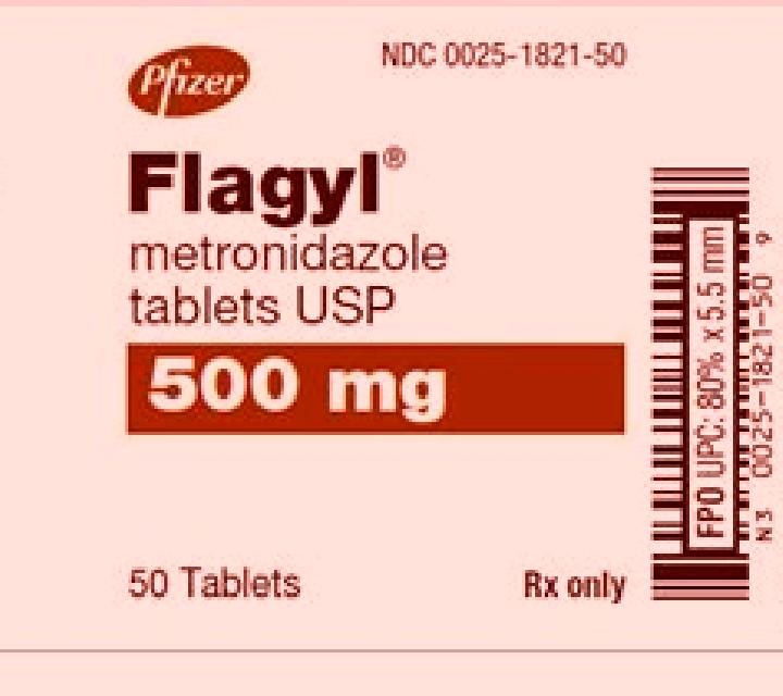 Flagyl auxiliary label for flagyl medication