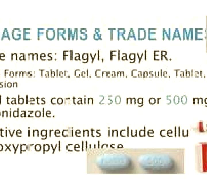 Flagyl flagyl cream ingredients tablet
