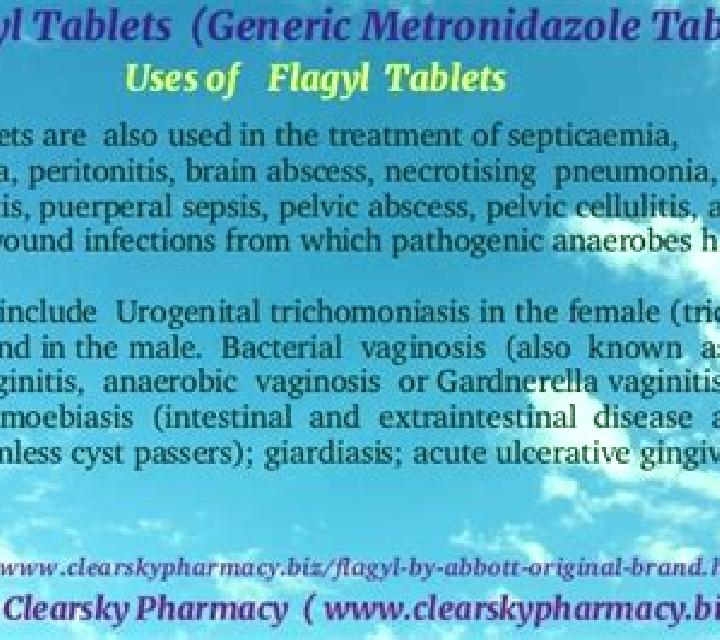 Flagyl flagyl wound care tablet