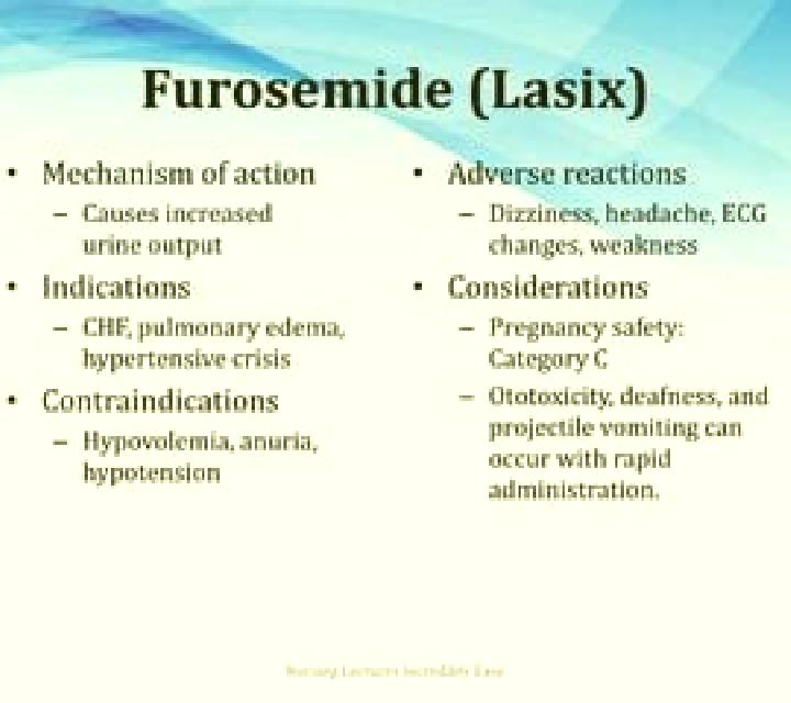 Lasix chf lasix nursing considerations medication