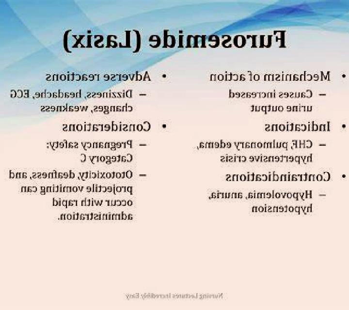 Lasix injection lasix contraindications medication