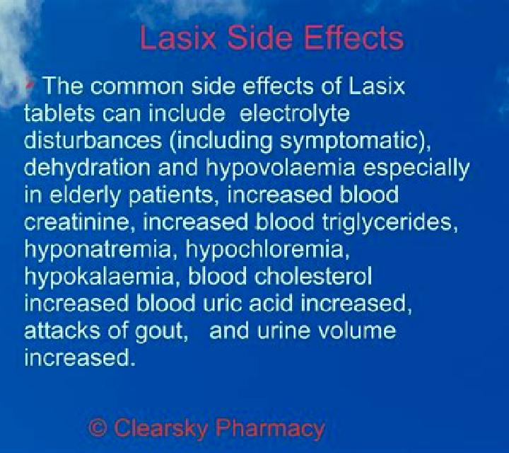 Lasix intravenous lasix side effects pharmacy