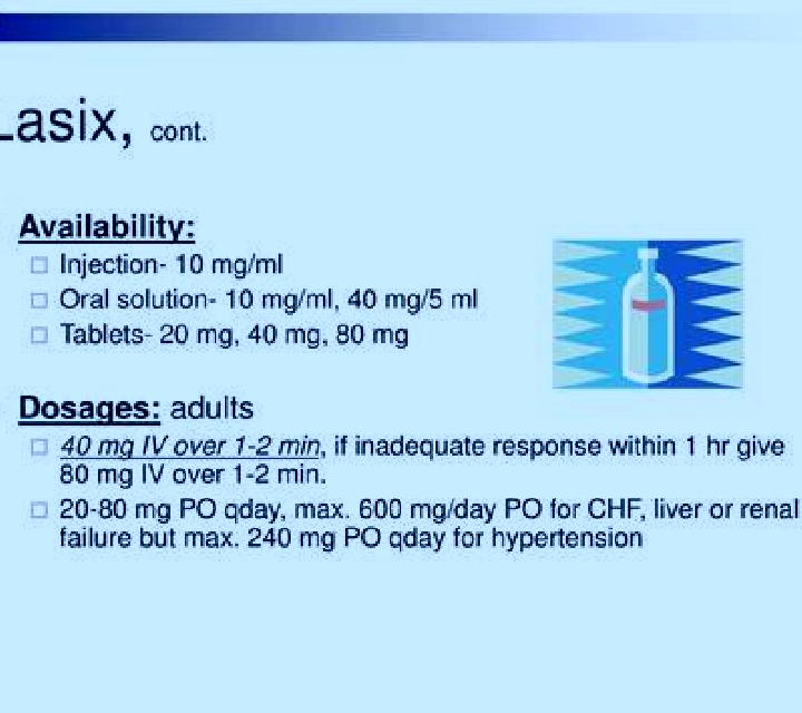 Lasix iv push lasix precautions tablet