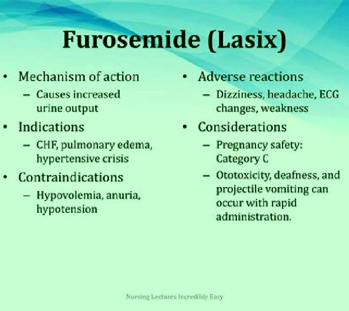 Lasix lasix administration considerations tablet