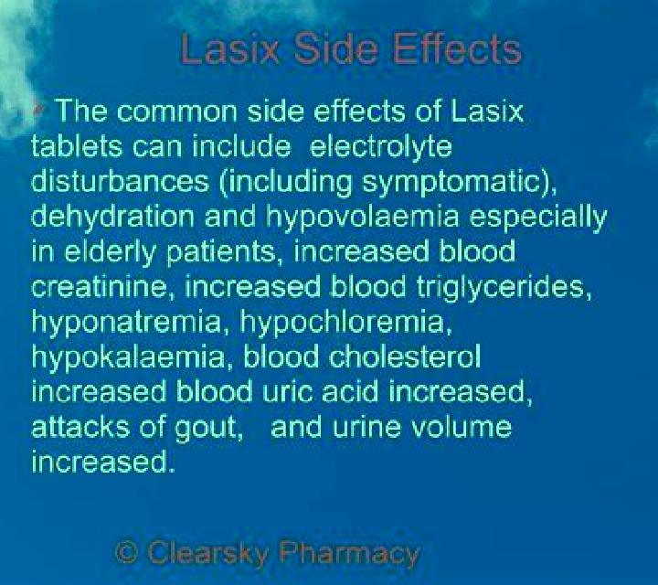 Lasix lasix creatinine medication
