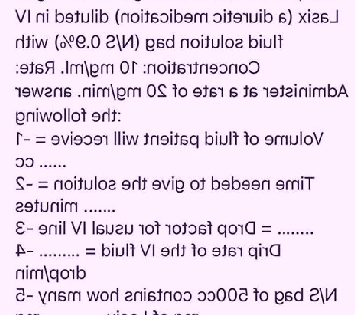 Lasix lasix drip indications medication