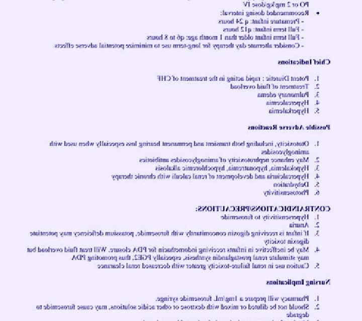 Lasix lasix iv push precautions medication