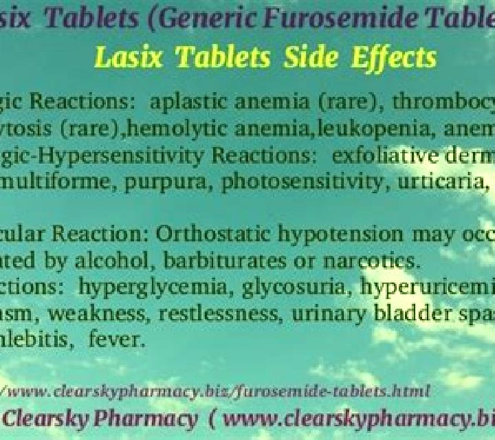Lasix lasix reaction pharmacy