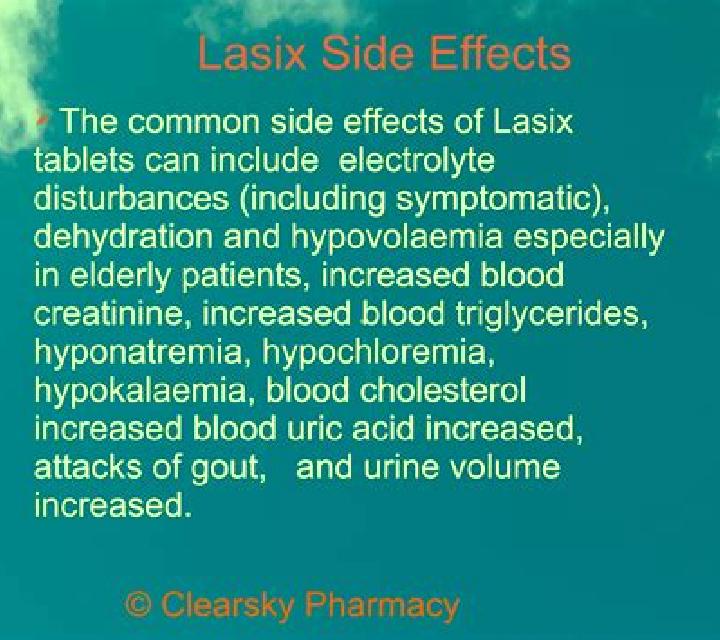 Lasix lasix side effects in elderly medication