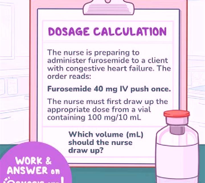 Lasix push lasix slow to avoid medication
