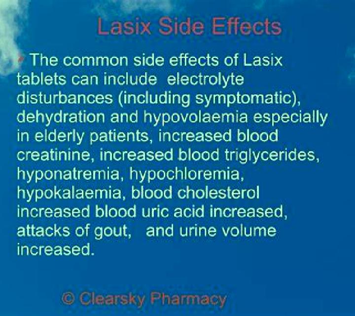Lasix side effects for lasix pharmacy