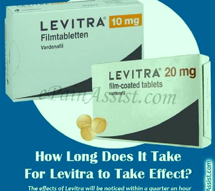 Levitra how long for levitra to take effect medication