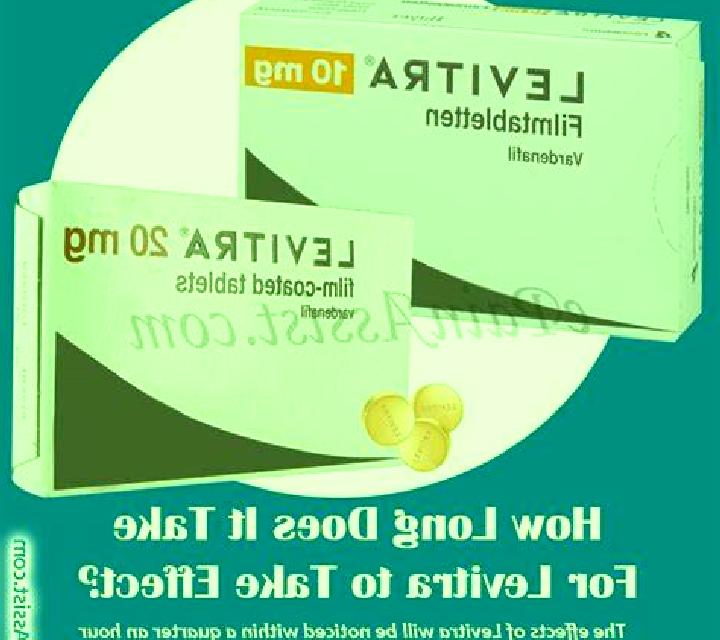 Levitra levitra how long to take effect medication