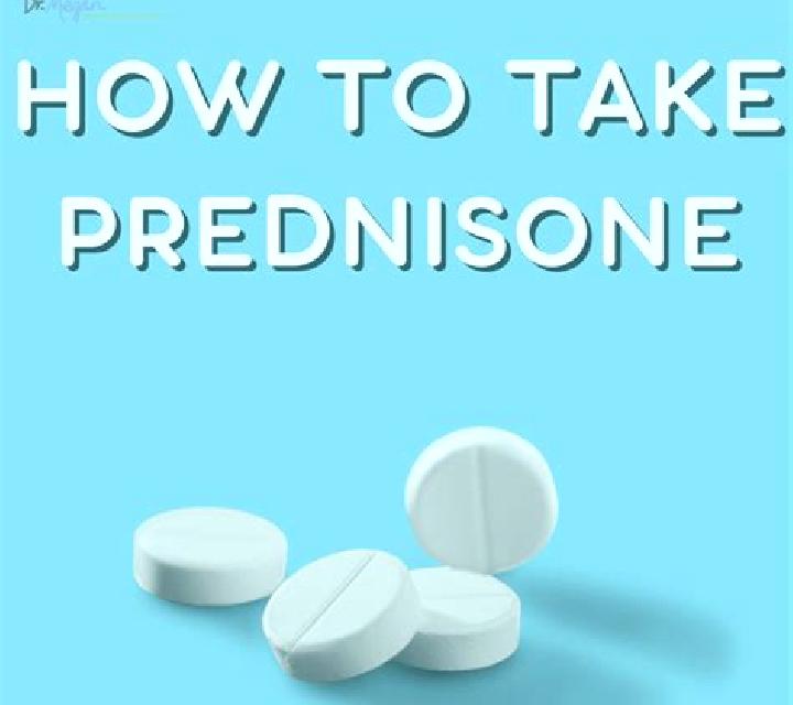 Prednisolone how do l take prednisolone tablet
