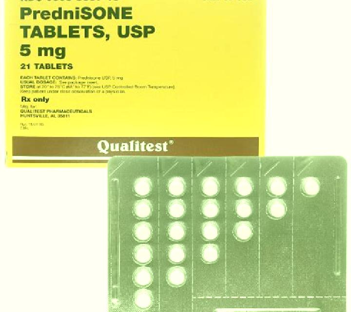 Prednisolone prednisolone 5mg dose pack tablet