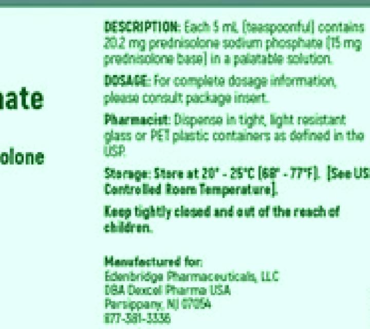 Prednisolone prednisolone phosphate solution pharmacy