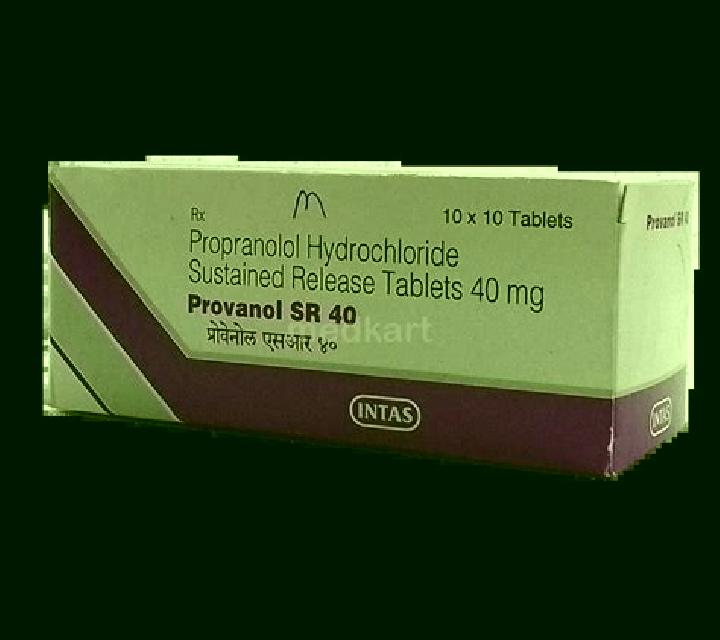 Propranolol SR medication