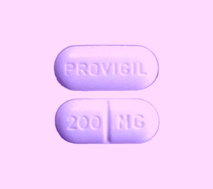 Provigil provigil taking half tablet