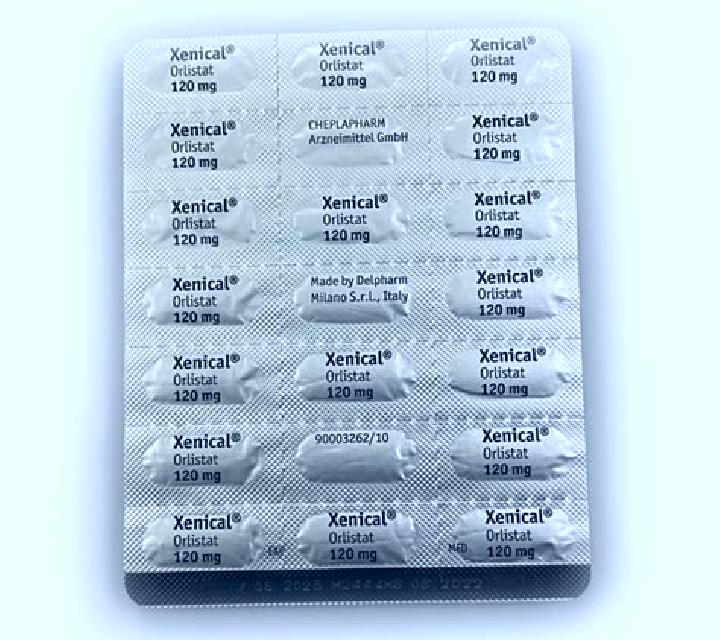 Xenical xenic binding tablet